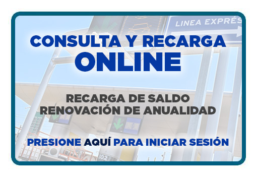 Sistema de recarga de saldo y consulta de vigencia para usuarios de linea expres